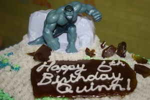 Aaaarrrgh! I'm the Incredible Hulk!